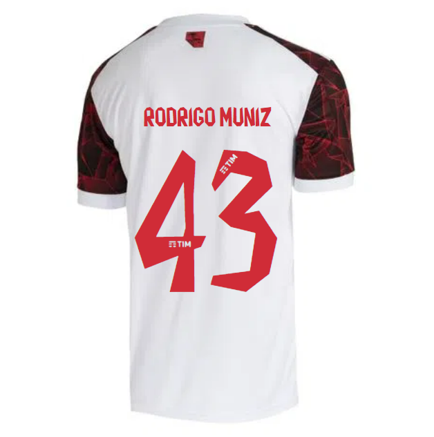 2021/22 Flamengo Away Kit Soccer Jersey RODRIGO MUNIZ #43